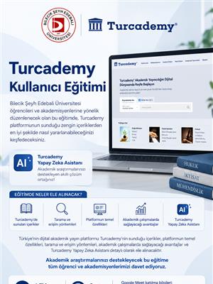 Turcademy Kullanıcı Eğitimi